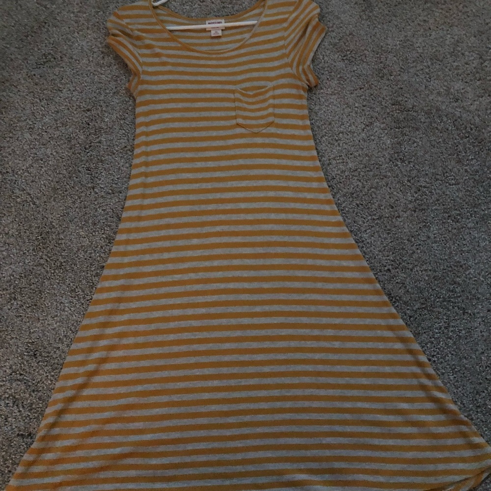 Strip cotton dress